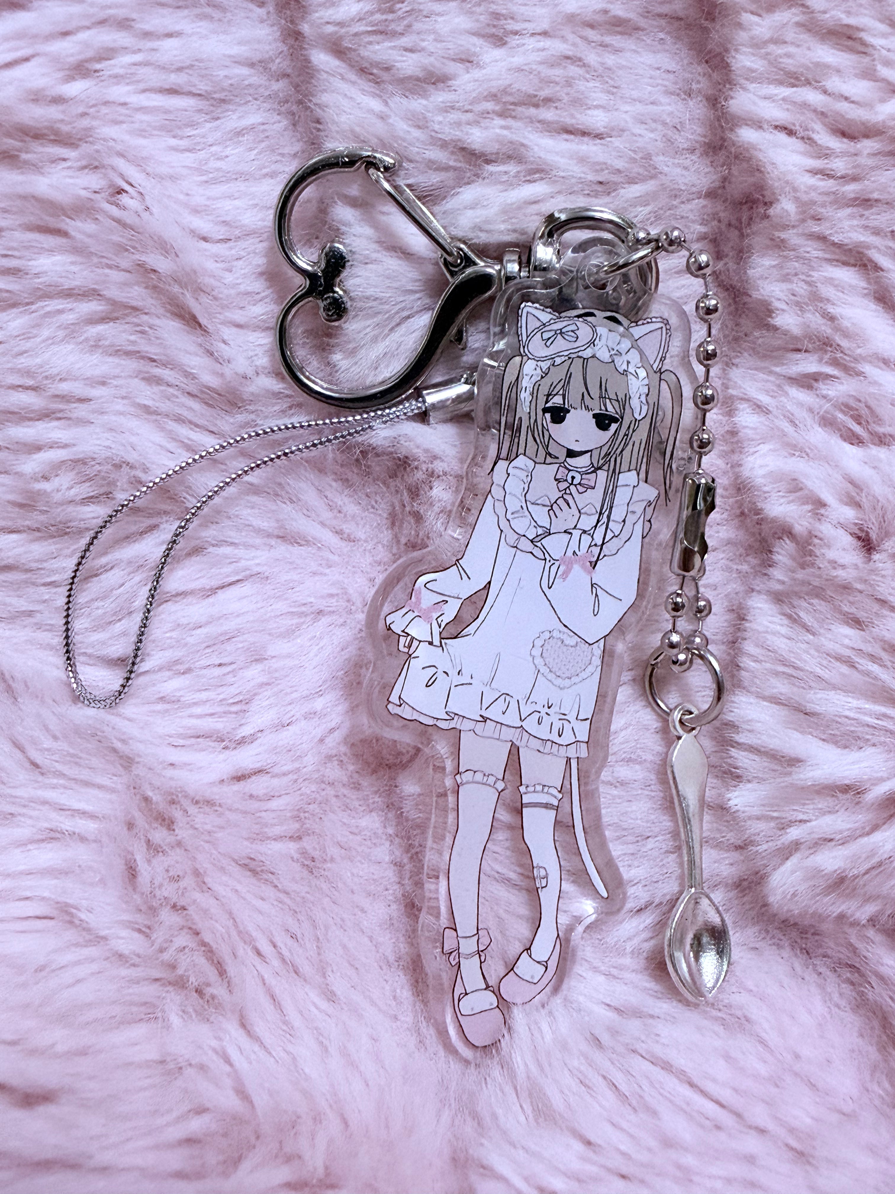 Kitty lolita keychain