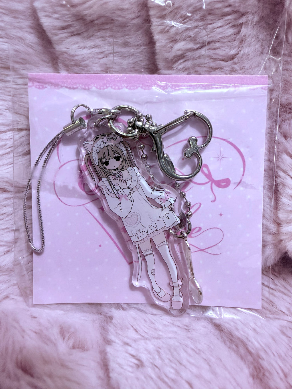 Kitty lolita keychain