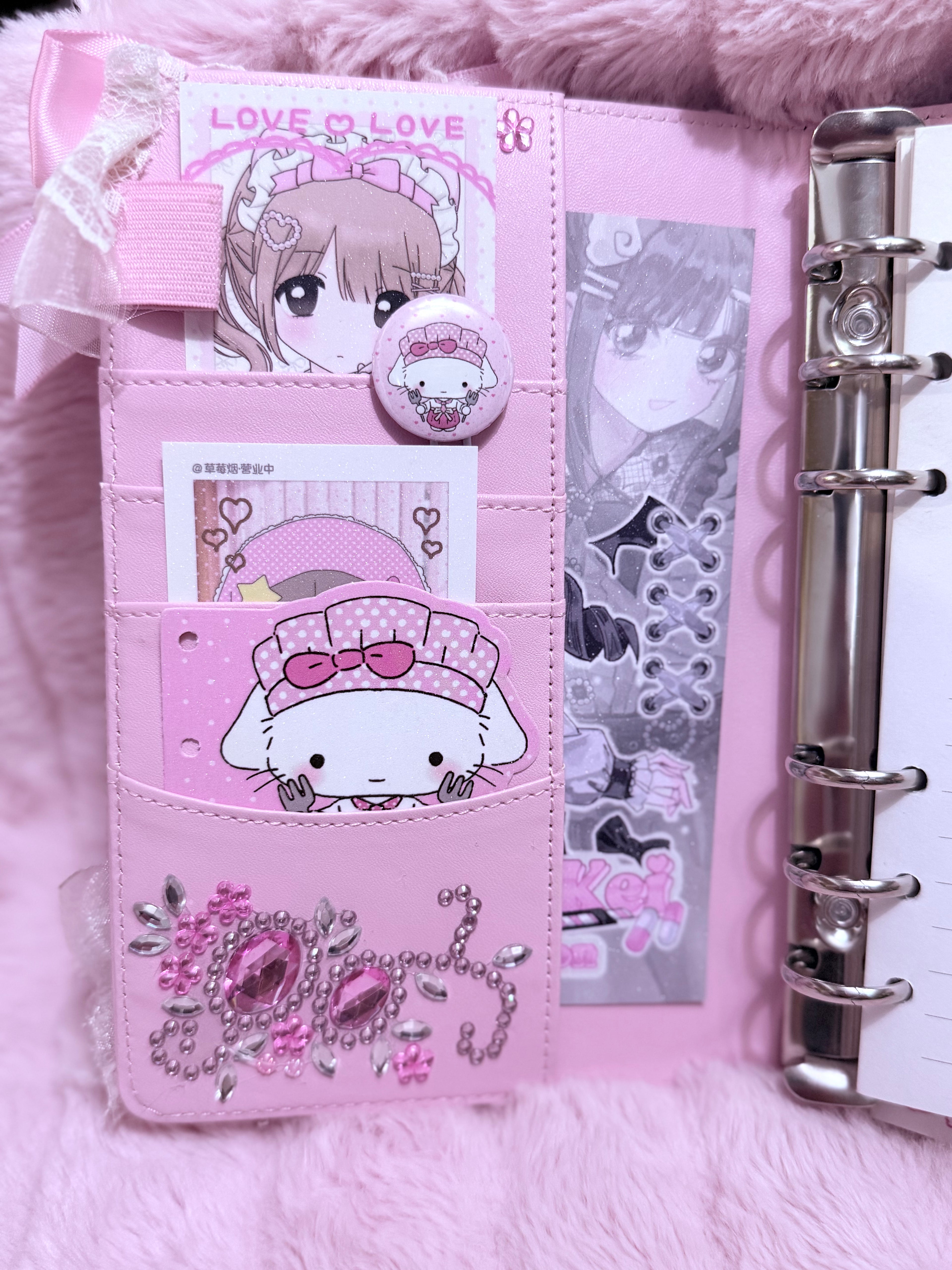 Pink lace journal