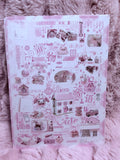 Pink lettering sheet