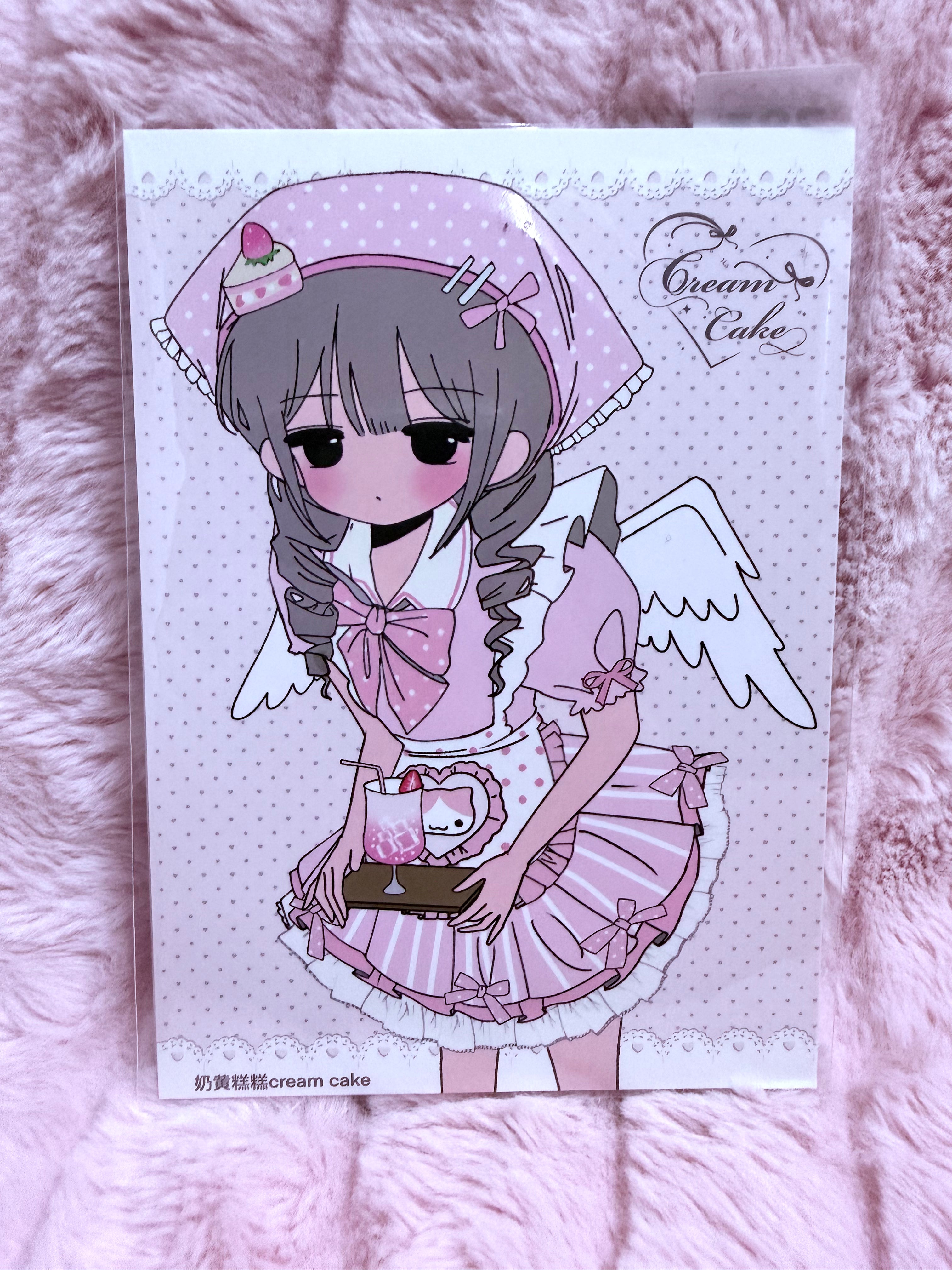 Angel maid sticker sheet