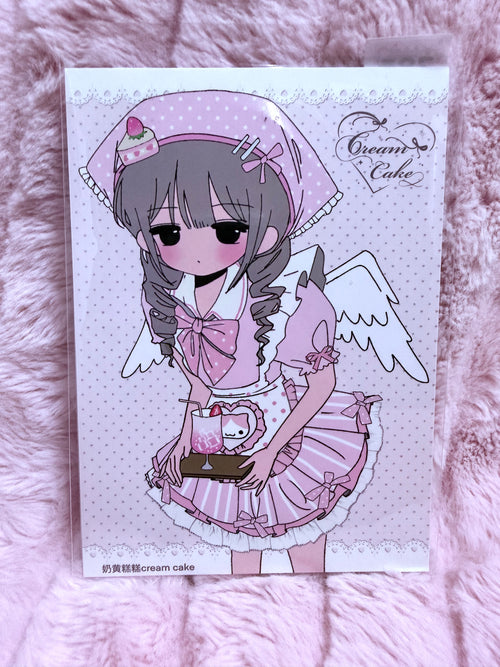 Angel maid sticker sheet