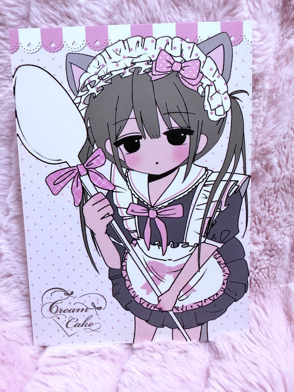 Cat maid Cutie sticker sheet