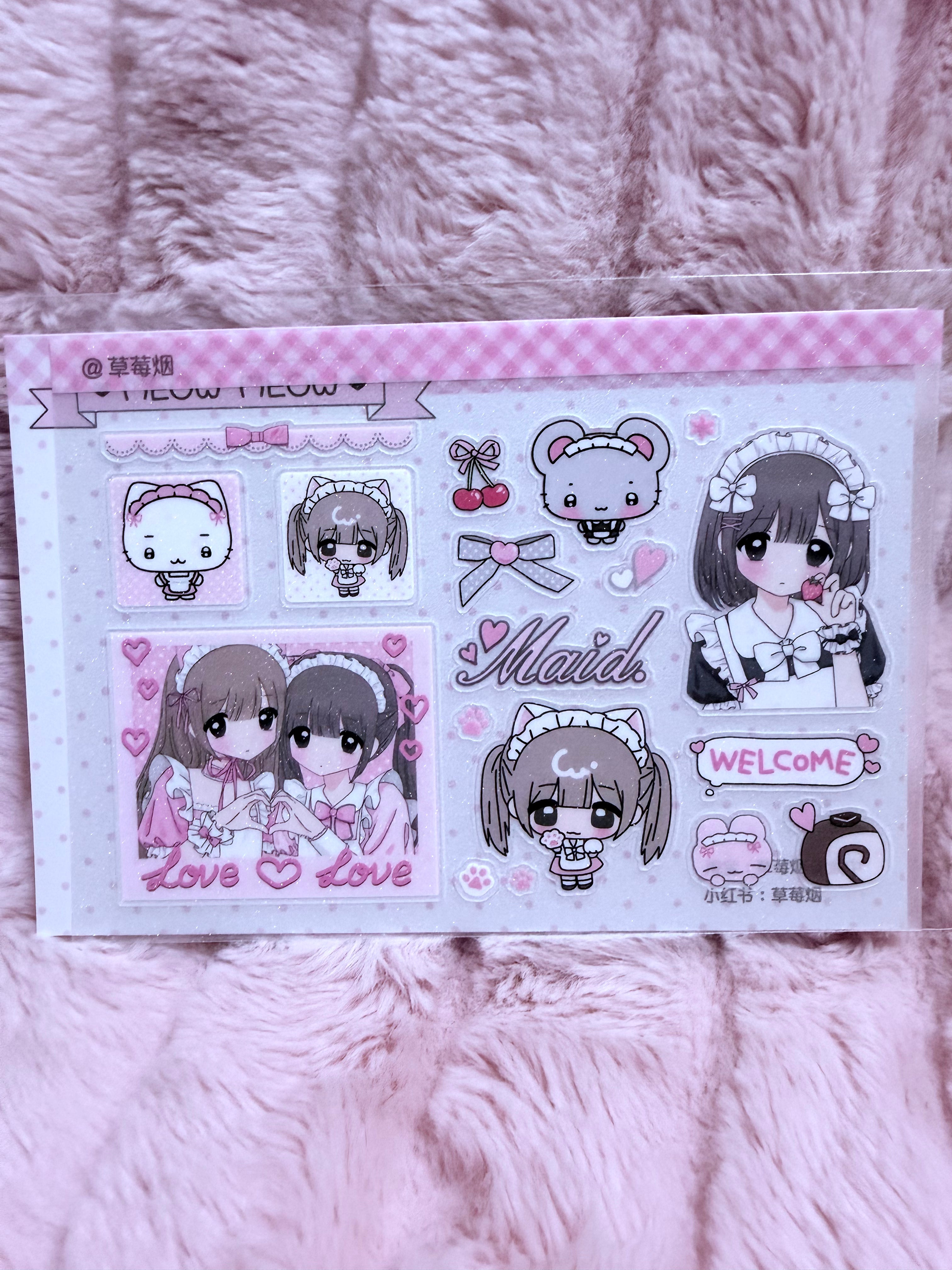 Maid love 4 stickers