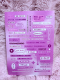 Cute speech bubble sheet