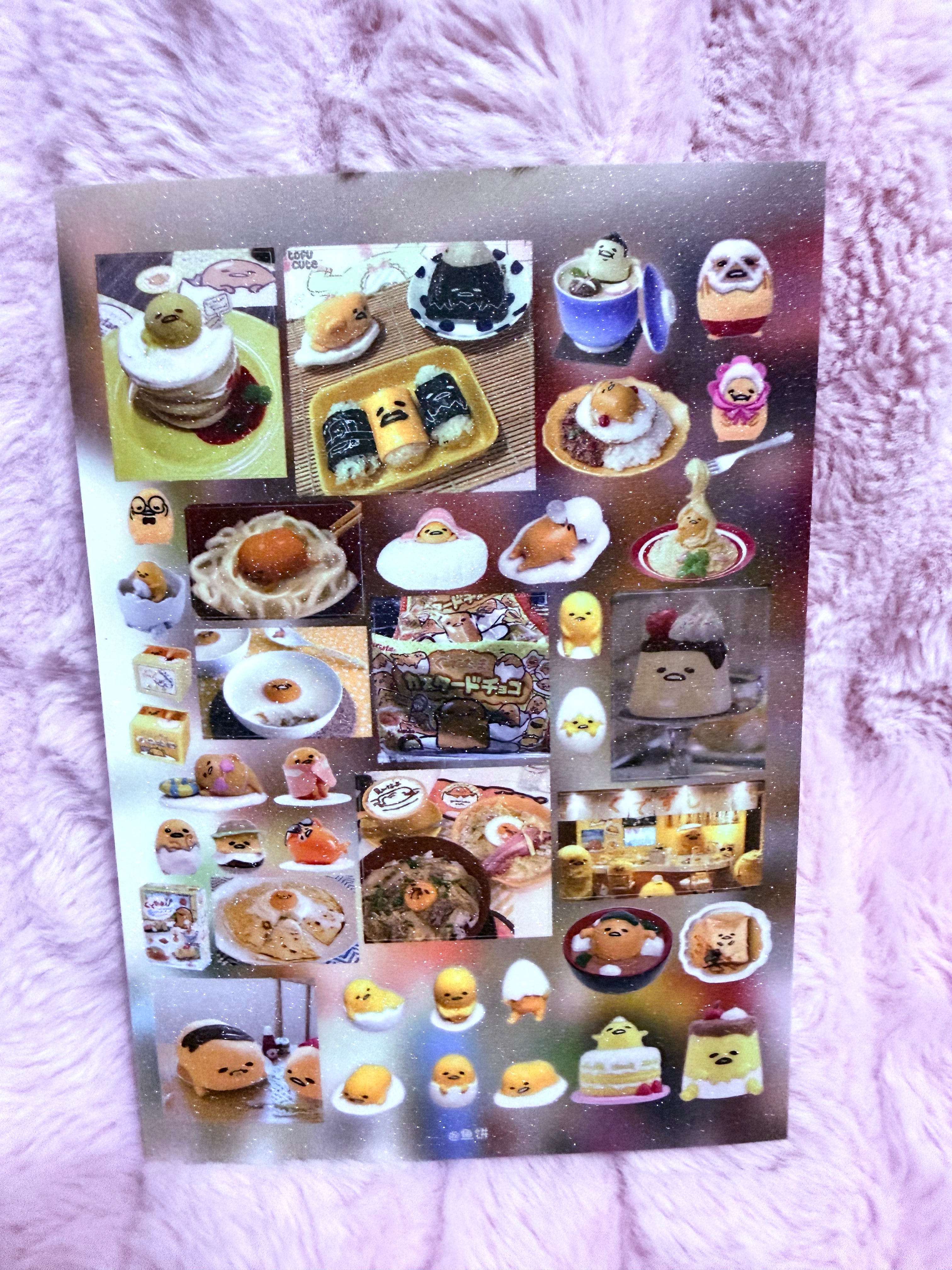 Egg sticker sheet