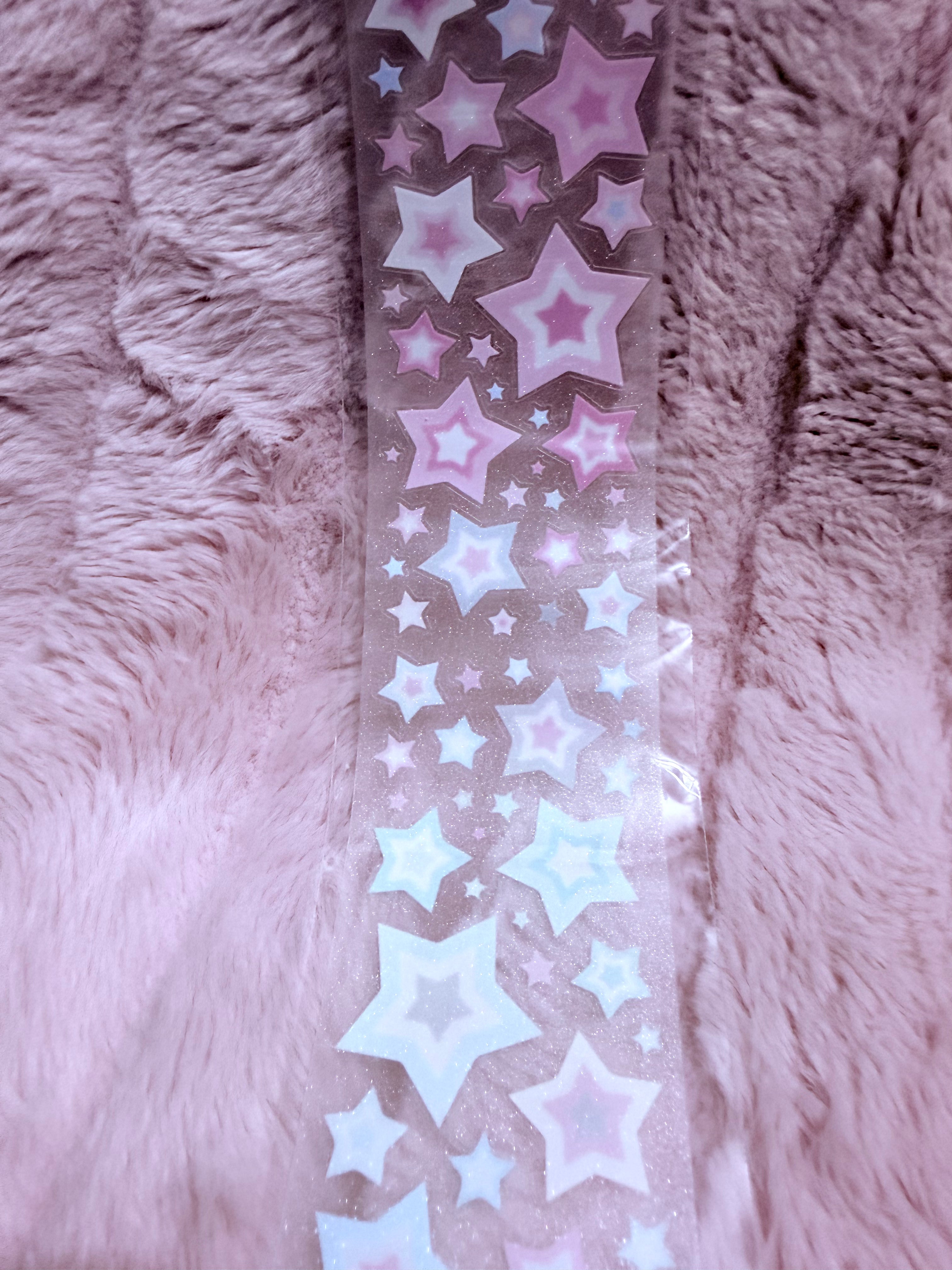 Stars sticker sheets strip